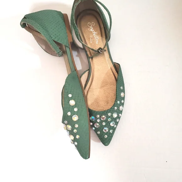 Seychelles Light Green Flat Shoes - Picture 3 of 7